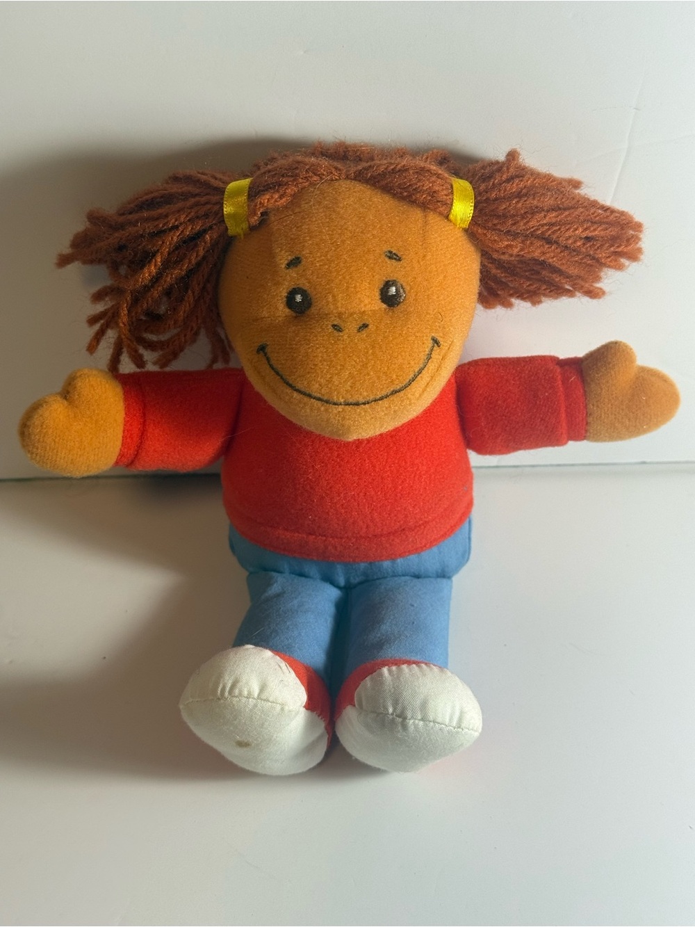 Vintage Francine Arthur & Friends Plush Doll PBS Show Marc Brown 1997 Hasbro 10”